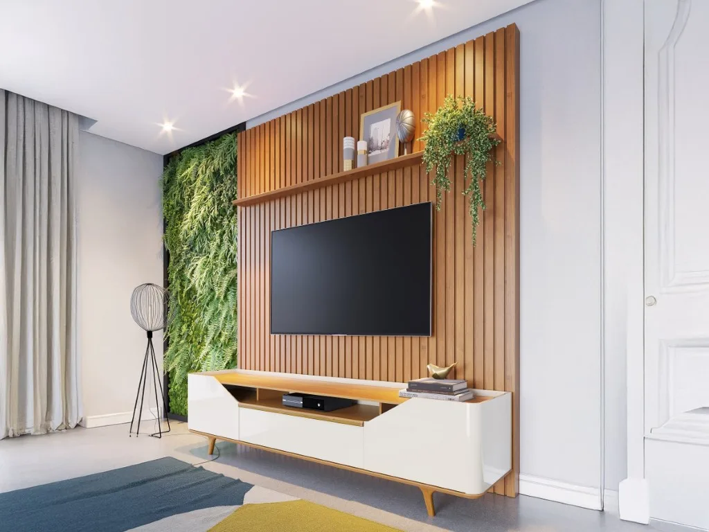 home prime ripado com prateleira ambientado